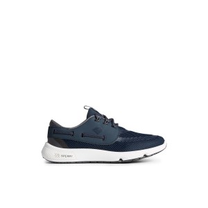 Sperry 7 Sea 3-Eye Sneaker Navy | JXSKLE-927