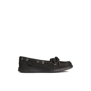 Sperry Angelfish Boat Shoe Black | YPOJRM-634