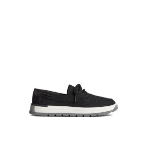 Sperry Augusta Boat Shoe Black | WHXMSL-567