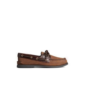 Sperry Authentic Original Boat Shoe Brown | CQDHSA-927