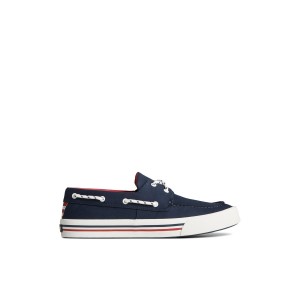 Sperry Bahama II Nautical Sneaker Navy | BXCFAK-102