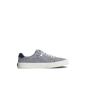 Sperry Bermuda SeaCycled Canvas Sneaker Navy | AVSHEM-195