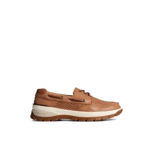 Sperry Gold Cup Billfish PLUSHWAVE Boat Shoe Beige | IFUKTM-149