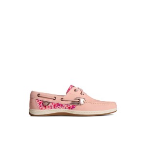 Sperry Koifish Floral Boat Shoe Light Red | ETCSPK-396