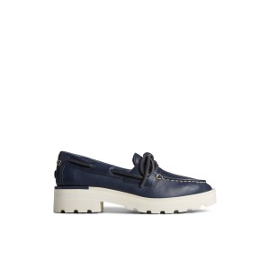 Sperry Lug Boat Shoe Navy | PVMGIQ-670