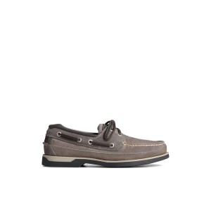 Sperry Mako Canoe Moc Boat Shoe Grey | NDSAWQ-547