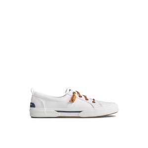 Sperry Pier Wave Lace Up Sneaker White | XEVCWA-095