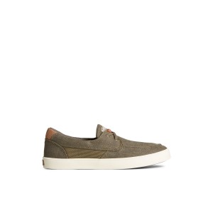 Sperry SeaCycled Bowery Sneaker Green | IYRKGX-312