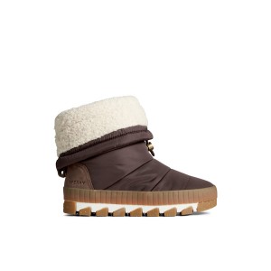 Sperry Seacycled Torrent Fold Down Boot Brown | DACHMQ-817