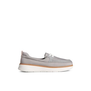 Sperry Skipper Boat Shoe Grey | TANLDF-350