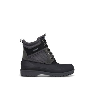 Sperry Storm Hopper Boot Black | LCKJID-752