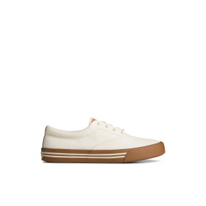 Sperry Striper II Linen CVO Sneaker White | FMQBDC-632