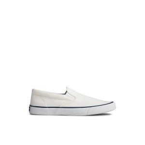 Sperry Striper II Slip On Sneaker White | LGMZRQ-127