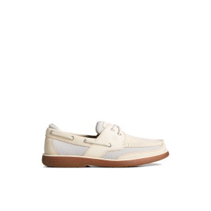 Sperry Surveyor 2-Eye Boat Shoe White | LTBHEW-901