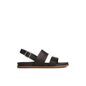 Sperry Waveside PLUSHWAVE Backstrap Sandal Black | XJMKAH-210