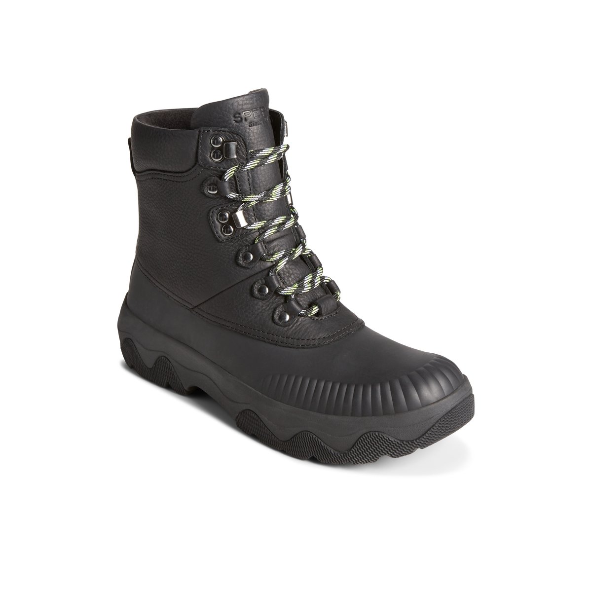 Sperry Acadia Boot Black | QYHTWK-284