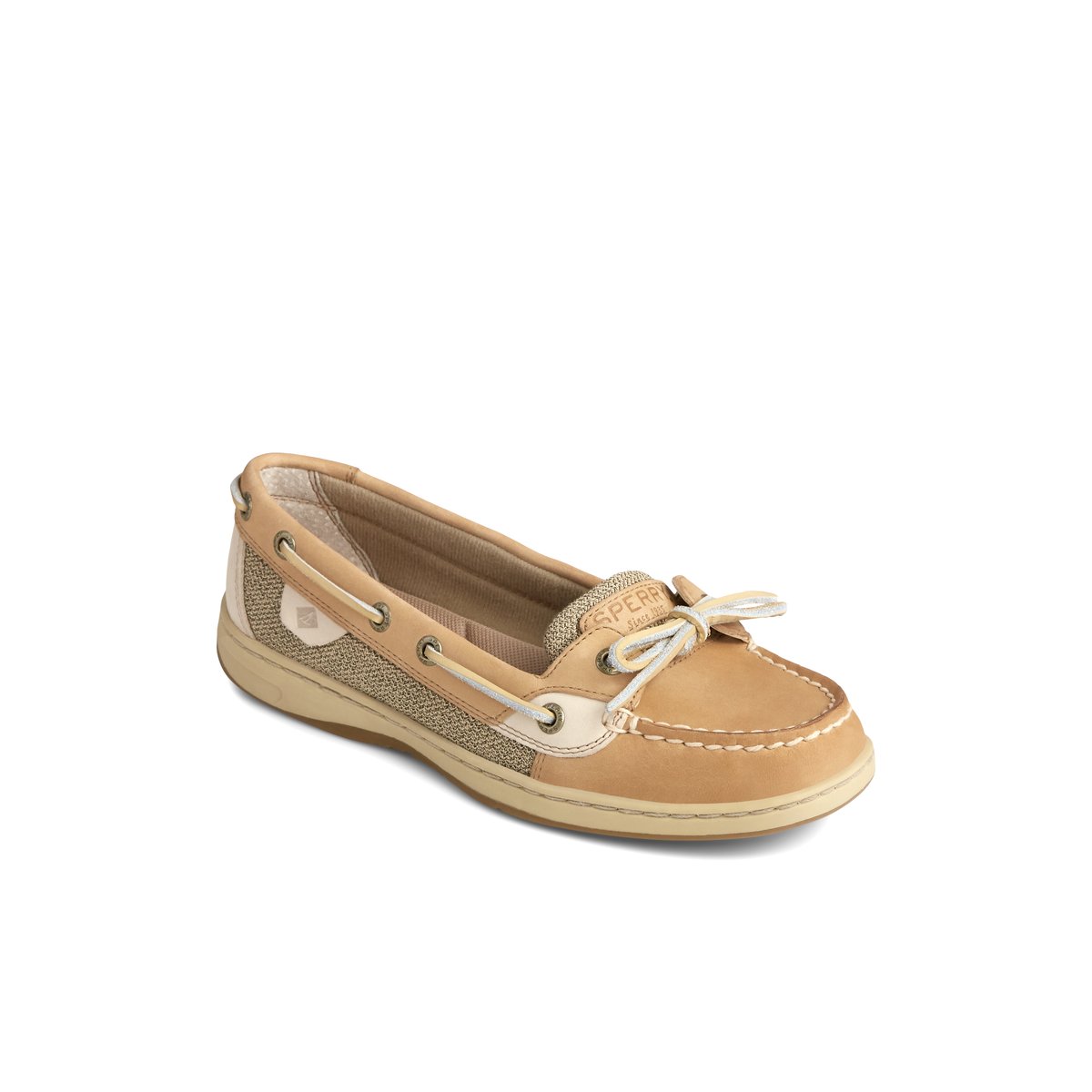 Sperry Angelfish Boat Shoe White / White | JBZPGL-694