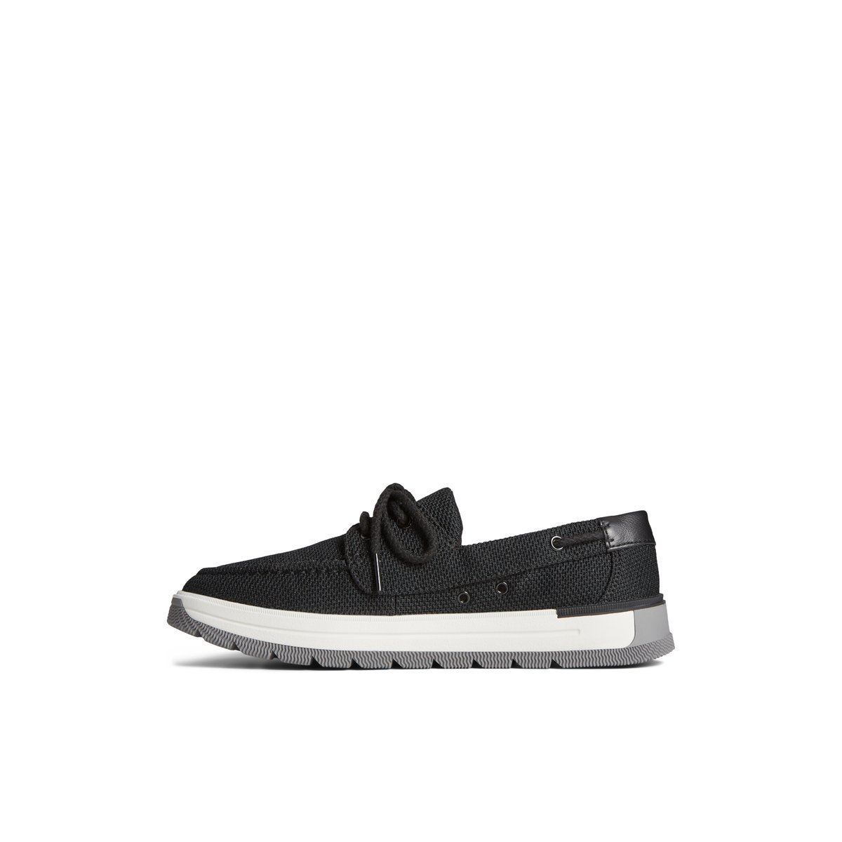 Sperry Augusta Boat Shoe Black | WHXMSL-567