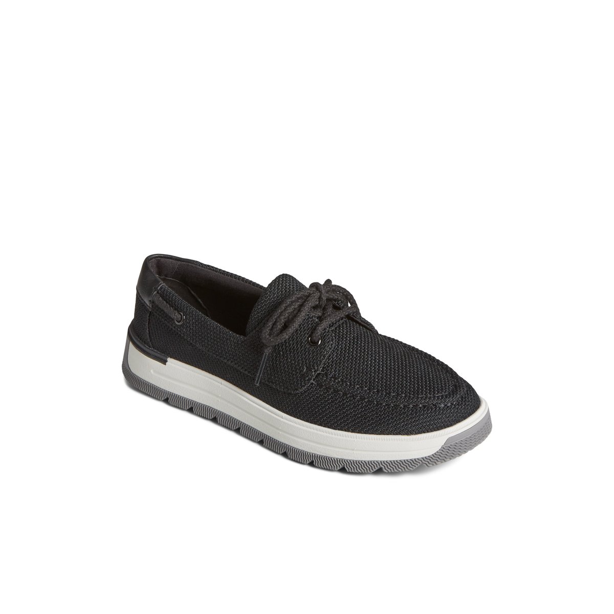 Sperry Augusta Boat Shoe Black | WHXMSL-567