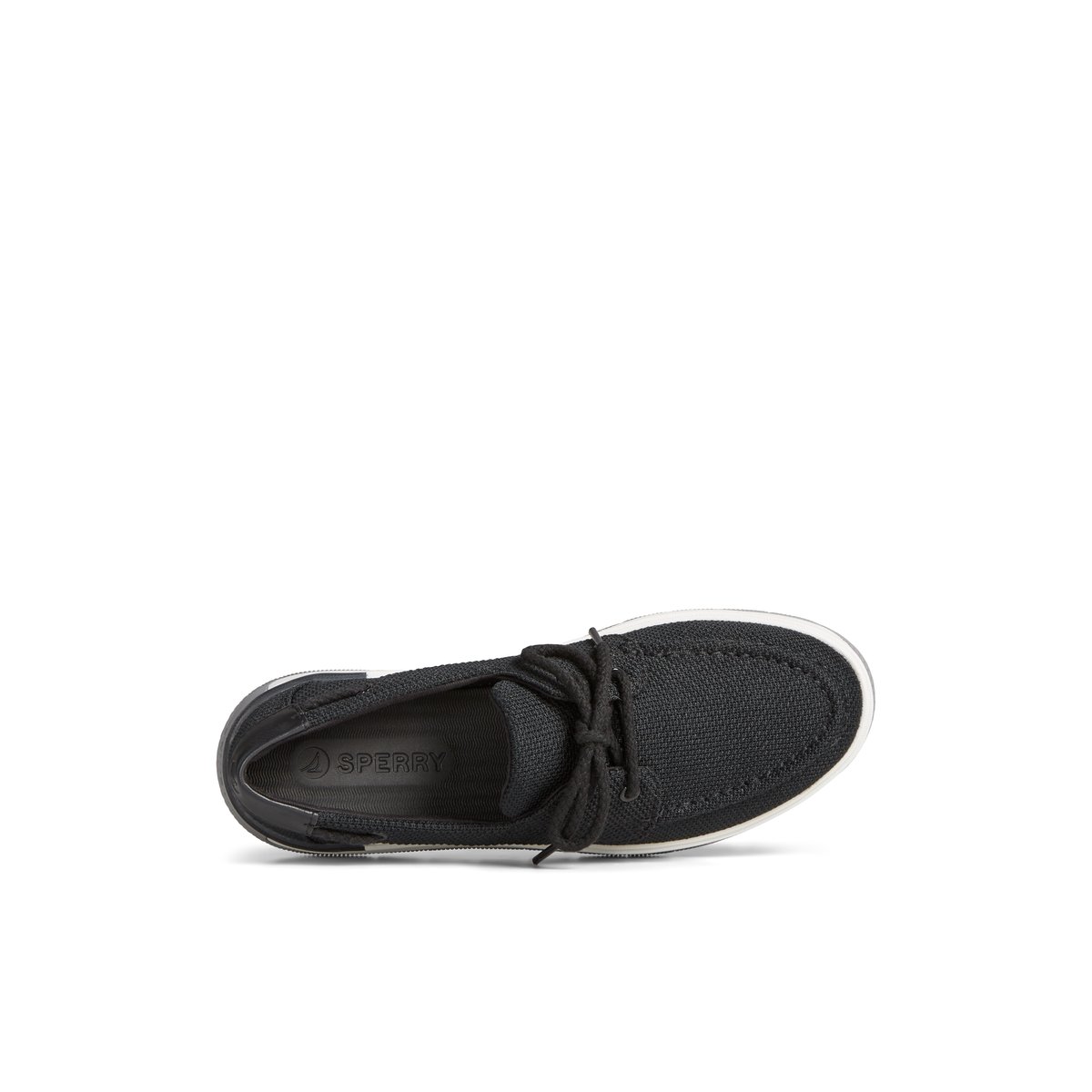 Sperry Augusta Boat Shoe Black | WHXMSL-567