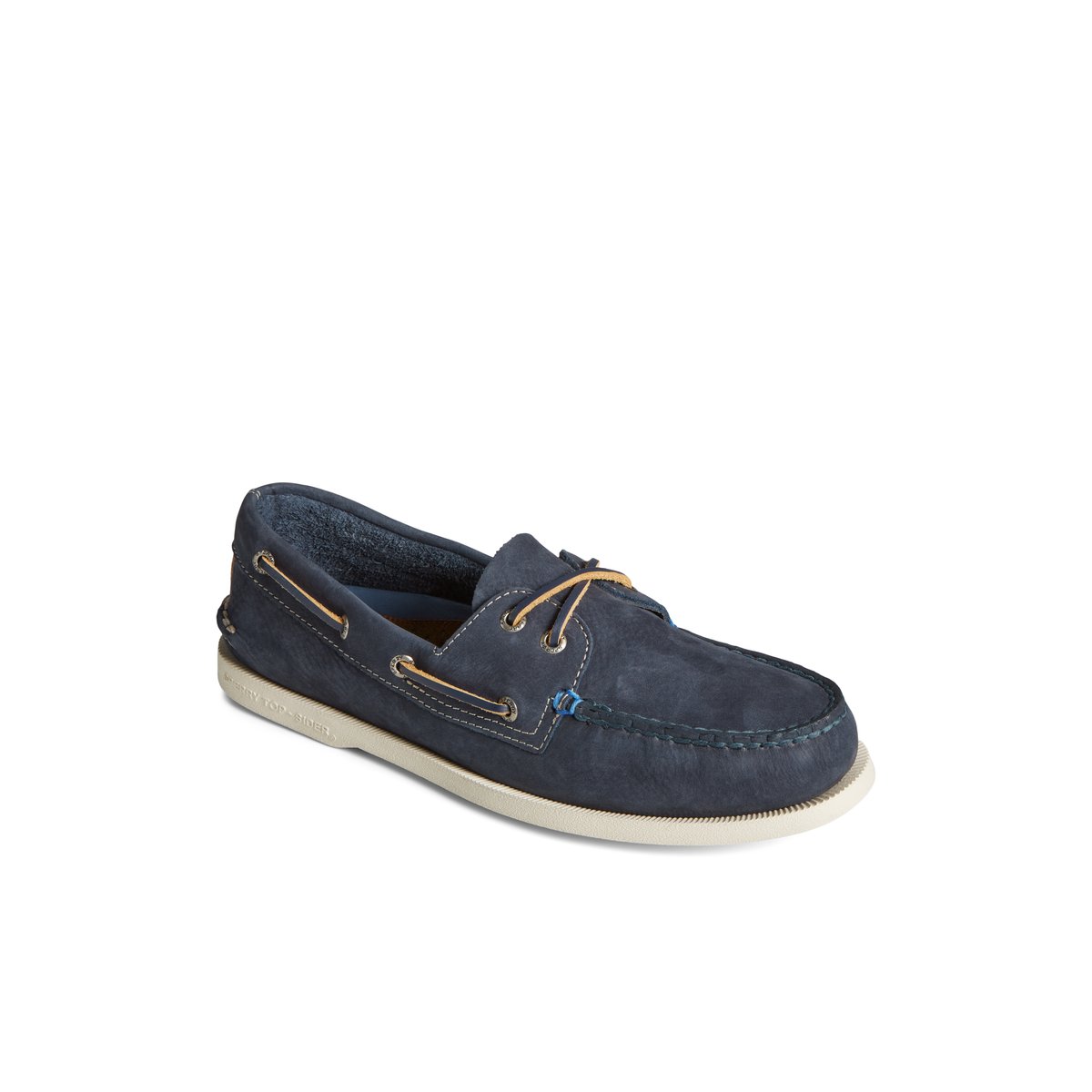 Sperry Authentic Original 2-Eye Nubuck Boat Shoe Navy | MKVPDB-084