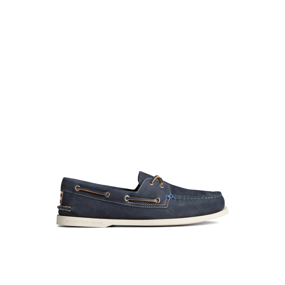 Sperry Authentic Original 2-Eye Nubuck Boat Shoe Navy | MKVPDB-084