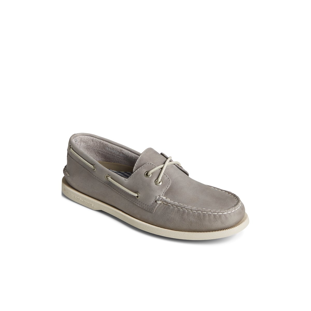 Sperry Authentic Original Cross Lace Boat Shoe Grey | AUMIVS-761