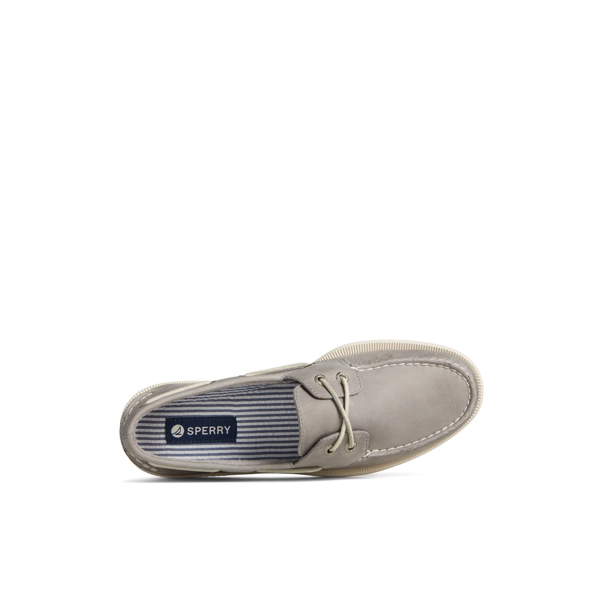 Sperry Authentic Original Cross Lace Boat Shoe Grey | AUMIVS-761