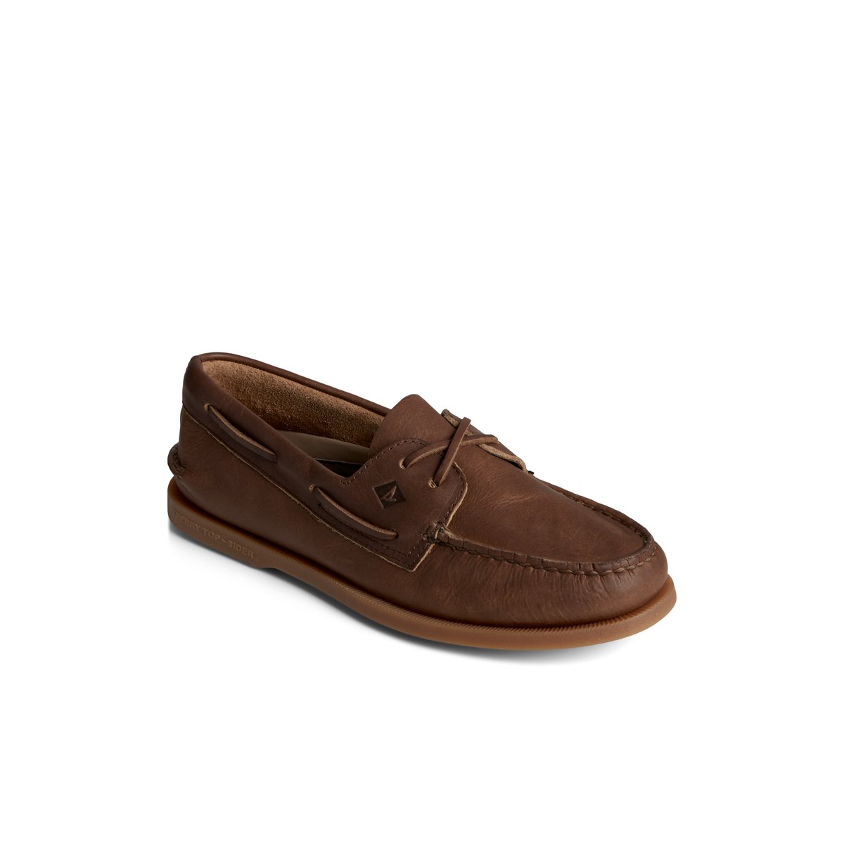 Sperry Authentic Original Cross Lace Boat Shoe Brown | TNIYXG-194