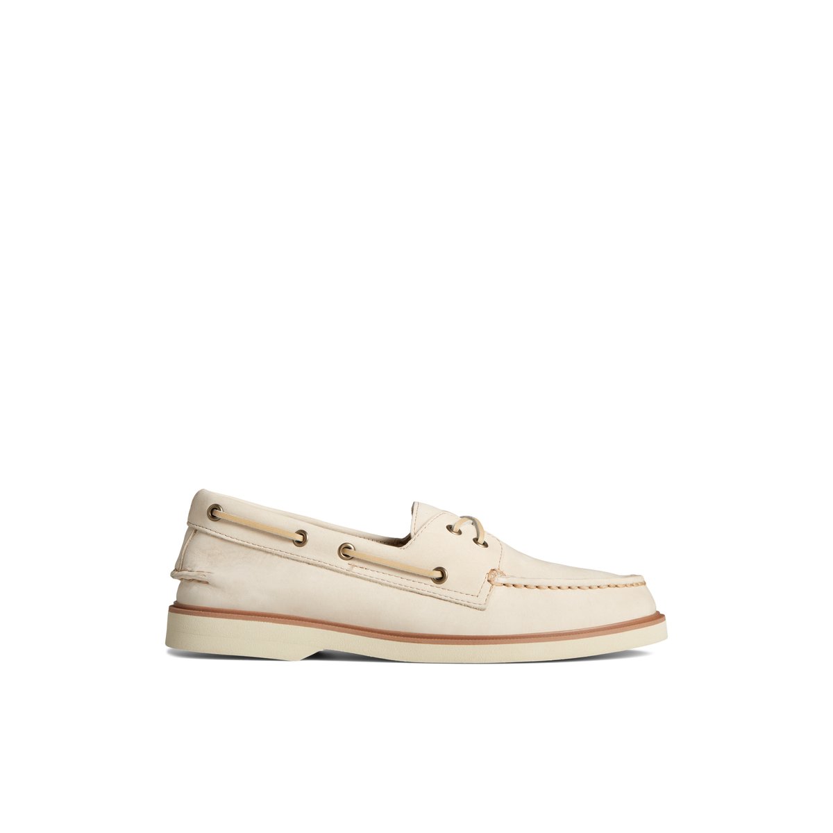 Sperry Authentic Original Double Sole Nubuck Boat Shoe Khaki | UAOJPG-824