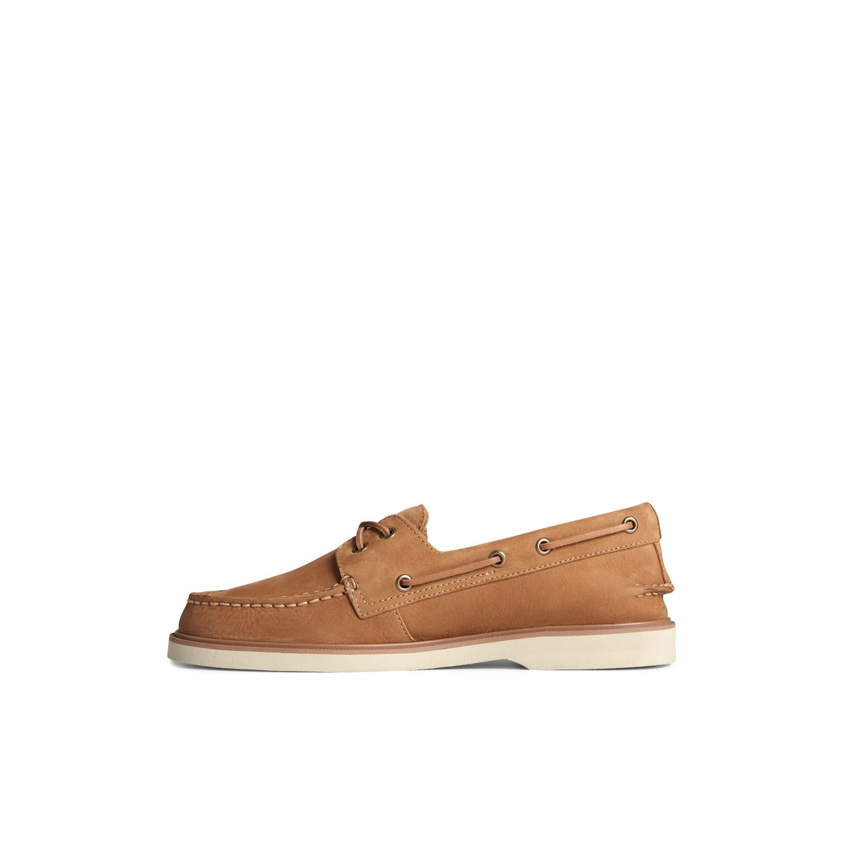 Sperry Authentic Original Double Sole Nubuck Boat Shoe Beige | UJRNPH-641