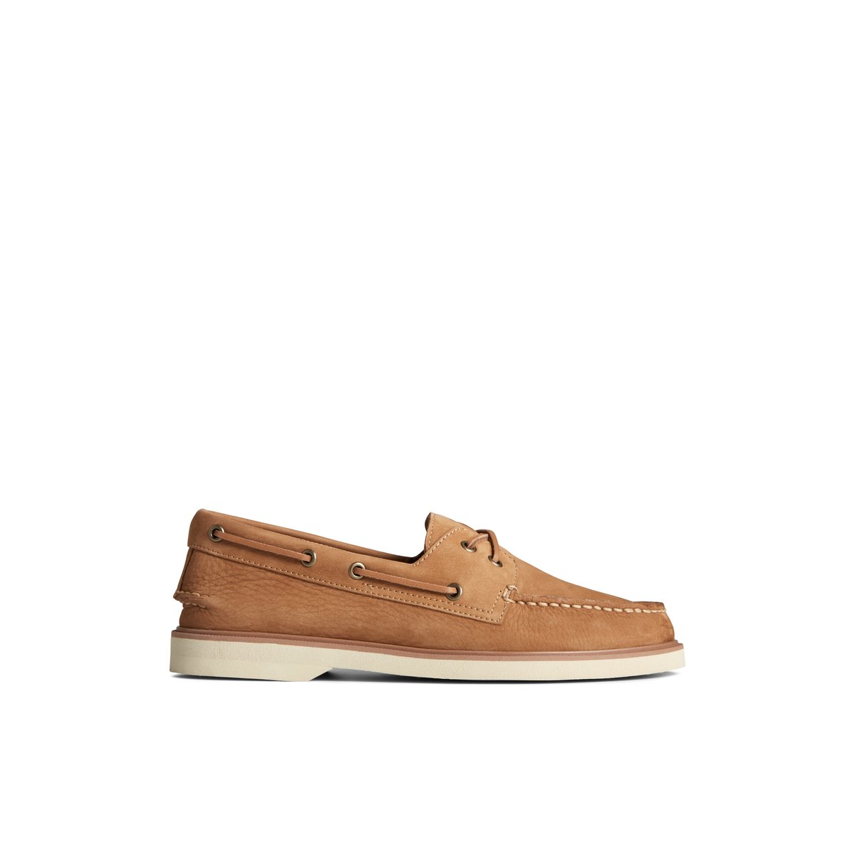 Sperry Authentic Original Double Sole Nubuck Boat Shoe Beige | UJRNPH-641