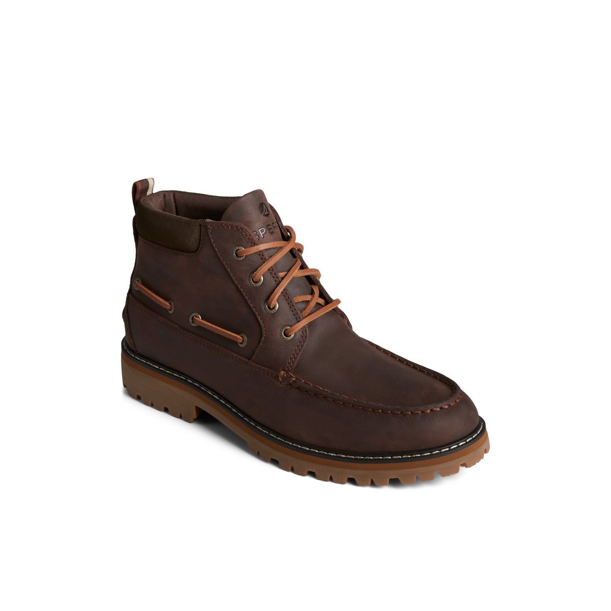 Sperry Authentic Original Lug Chukka Boot Brown | SRFAIM-015