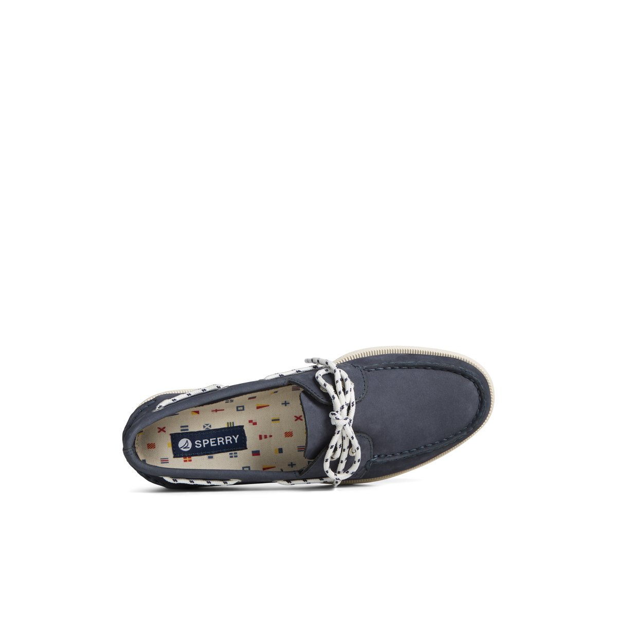 Sperry Authentic Original Nautical Nubuck Boat Shoe Navy | CYUZDG-276