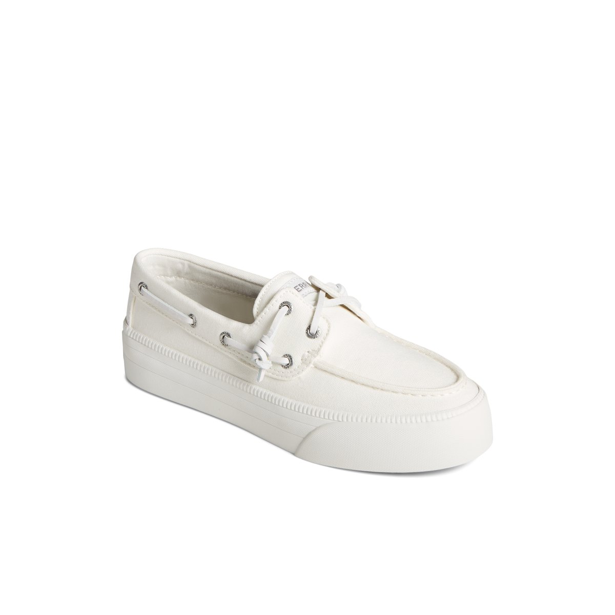 Sperry Bahama 3.0 Platform Sneaker White | KMCURL-724