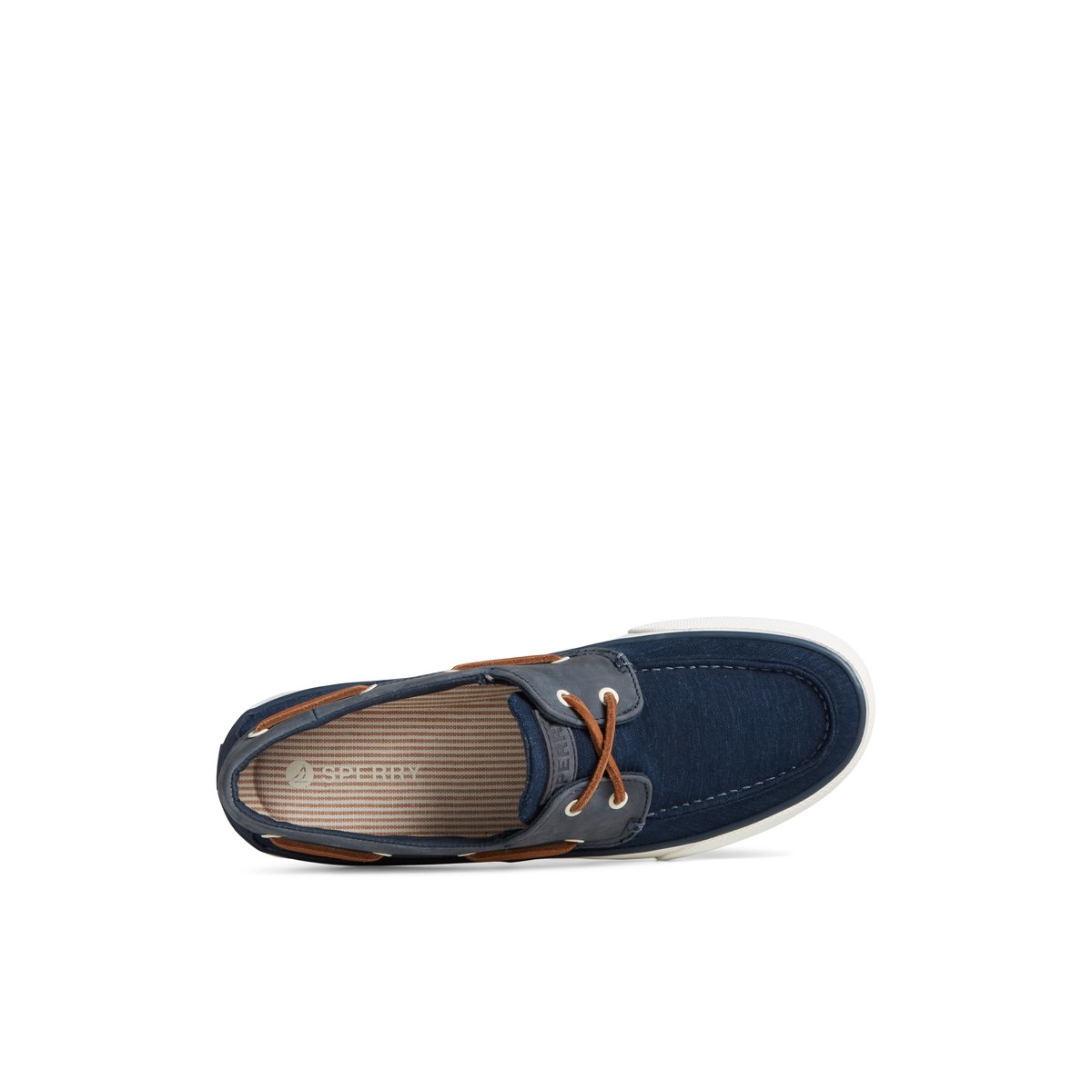 Sperry Bahama II Linen Sneaker Navy | ZHAXPL-368