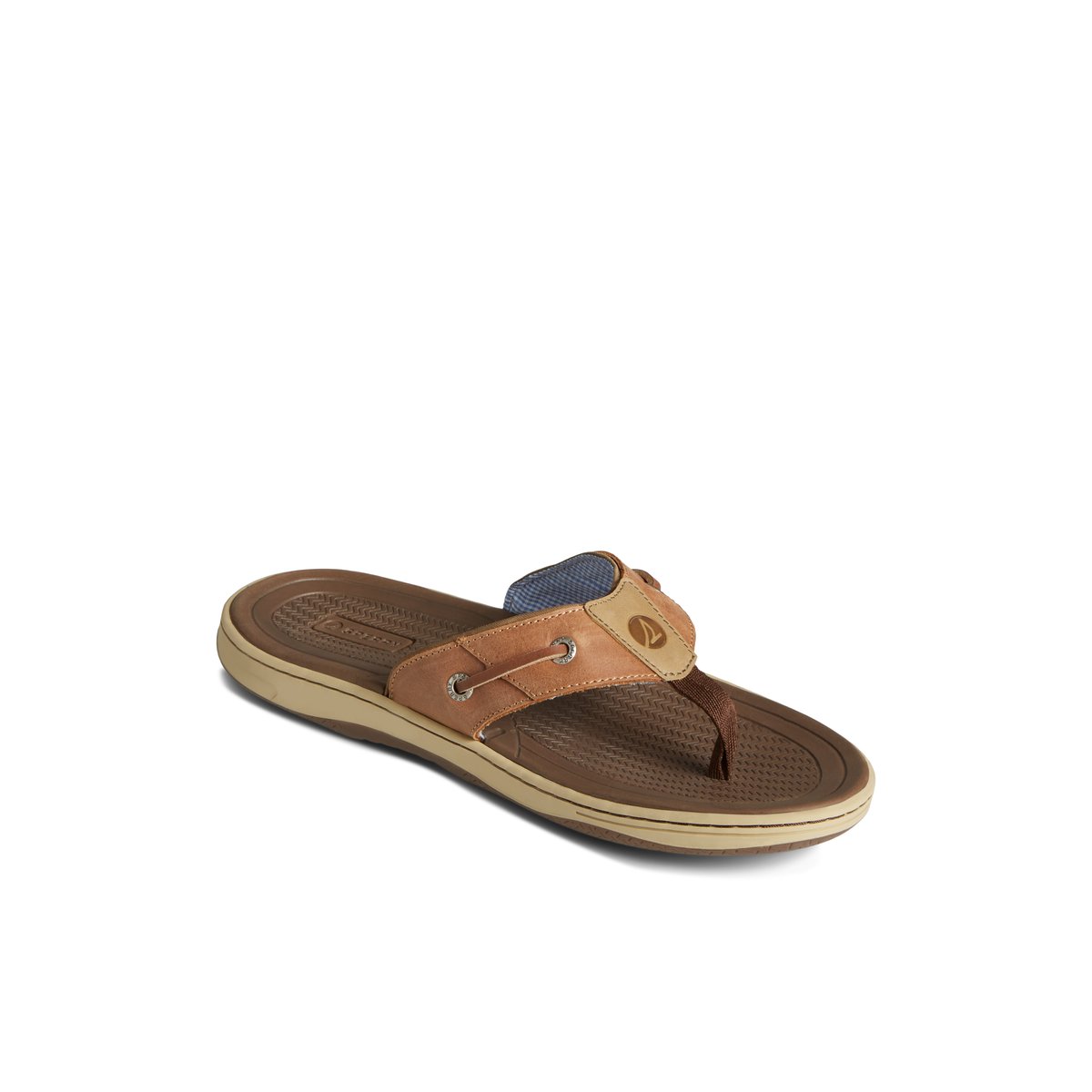 Sperry Baitfish Flip Flops Light Brown | OUHJDI-023