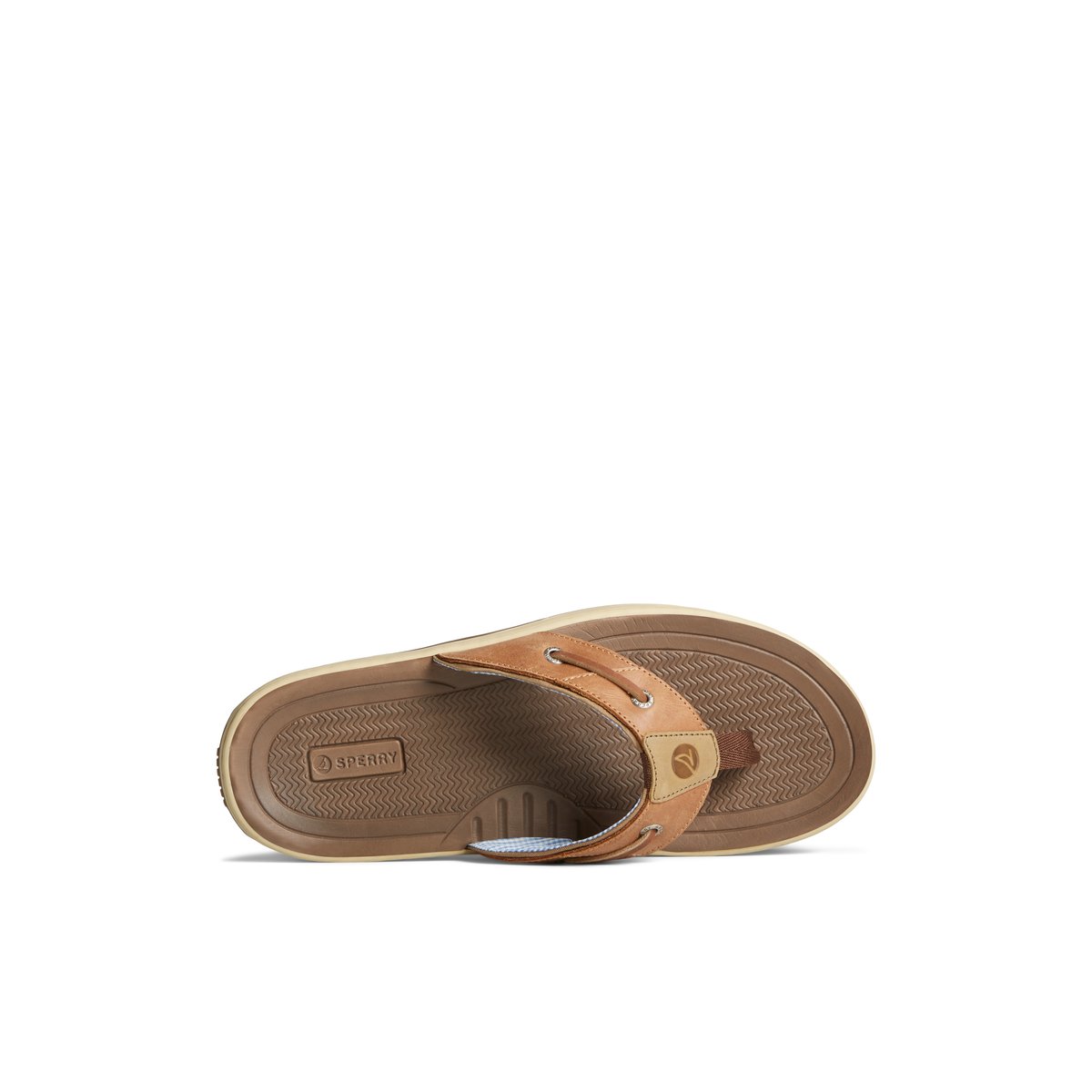 Sperry Baitfish Flip Flops Light Brown | OUHJDI-023