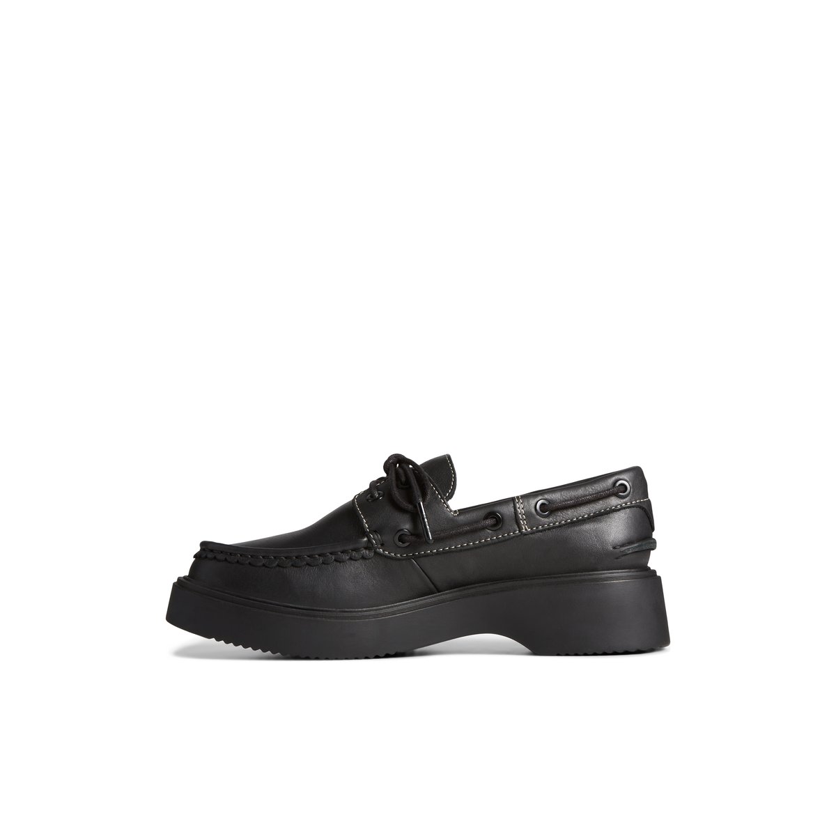 Sperry Bayside Boat Shoe Black | FHUIBE-346