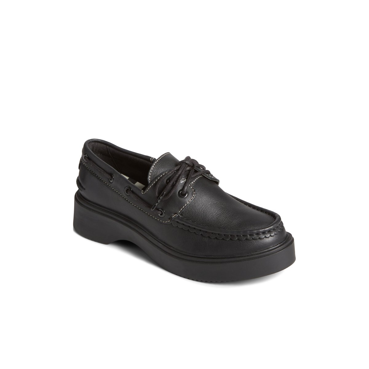 Sperry Bayside Boat Shoe Black | FHUIBE-346