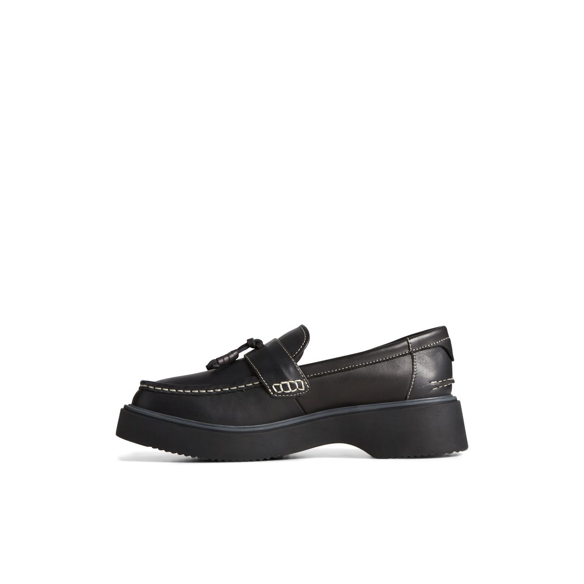 Sperry Bayside Loafer Black | VMKEJL-692