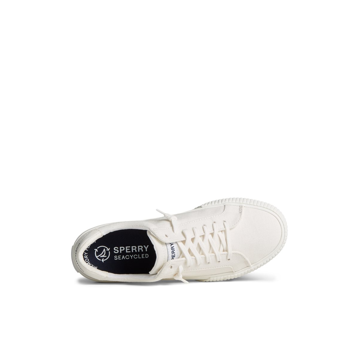 Sperry Bermuda SeaCycled Canvas Sneaker White | IRMFUY-385