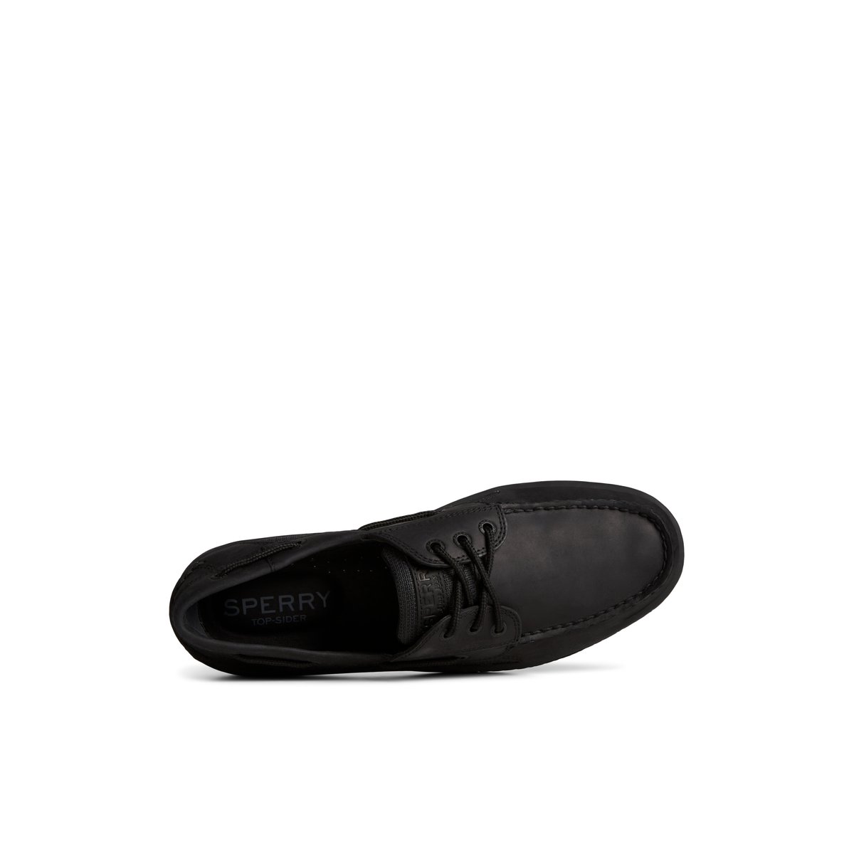 Sperry Billfish 3-Eye Leather Boat Shoe Black | ZLROSM-903