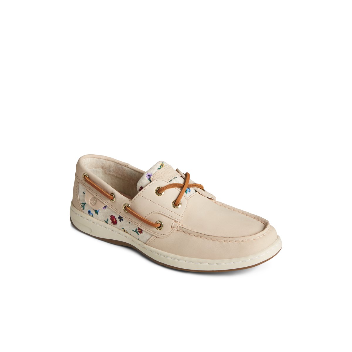 Sperry Bluefish Floral Boat Shoe Beige | DBIHSK-719