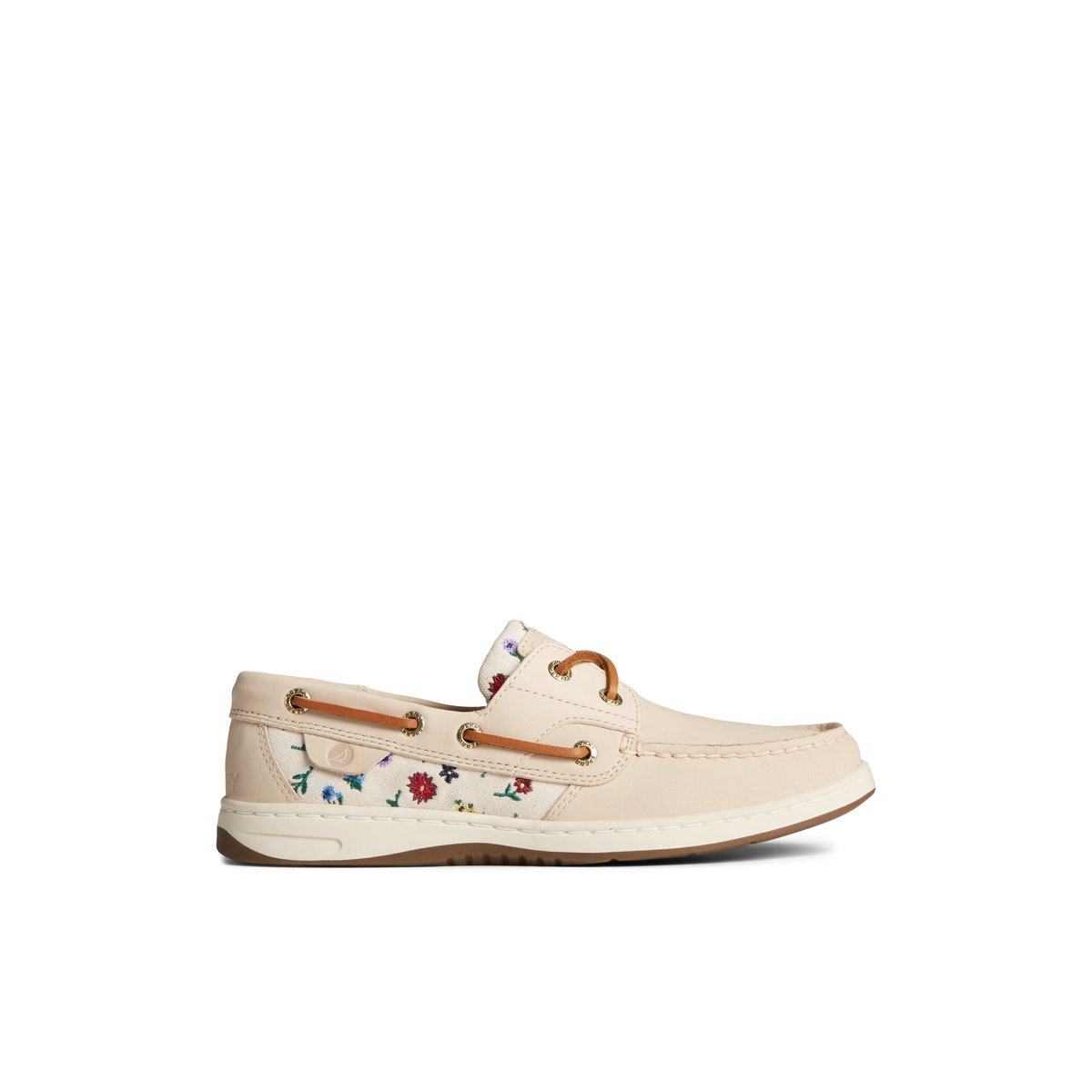 Sperry Bluefish Floral Boat Shoe Beige | DBIHSK-719