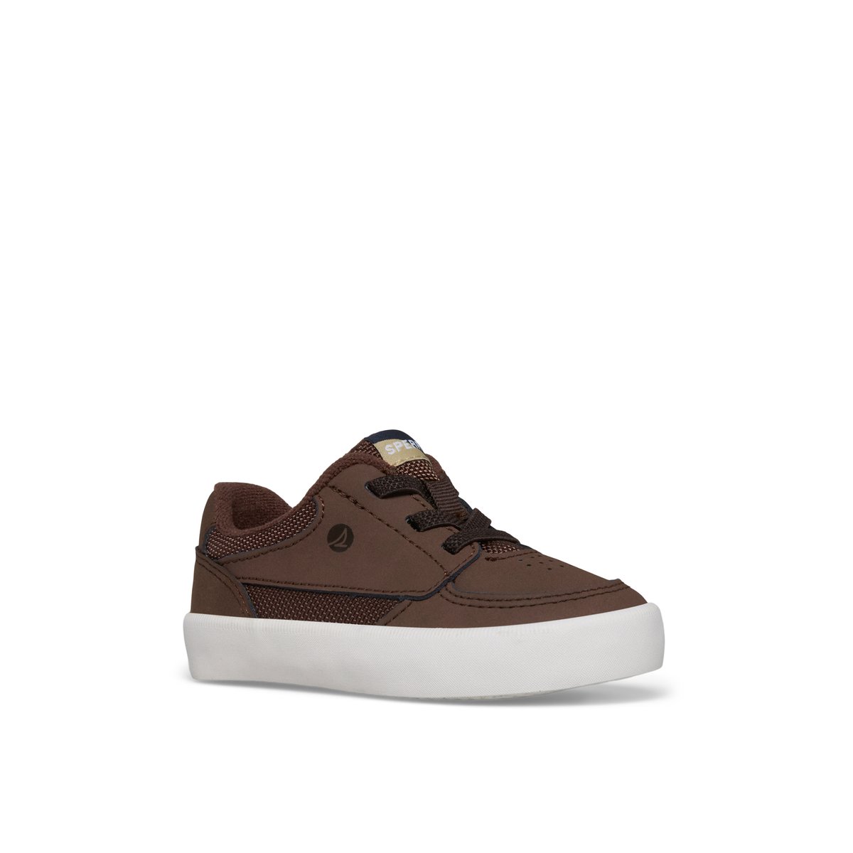 Sperry Boardwalk Junior Sneaker Brown | ZXOBUP-520