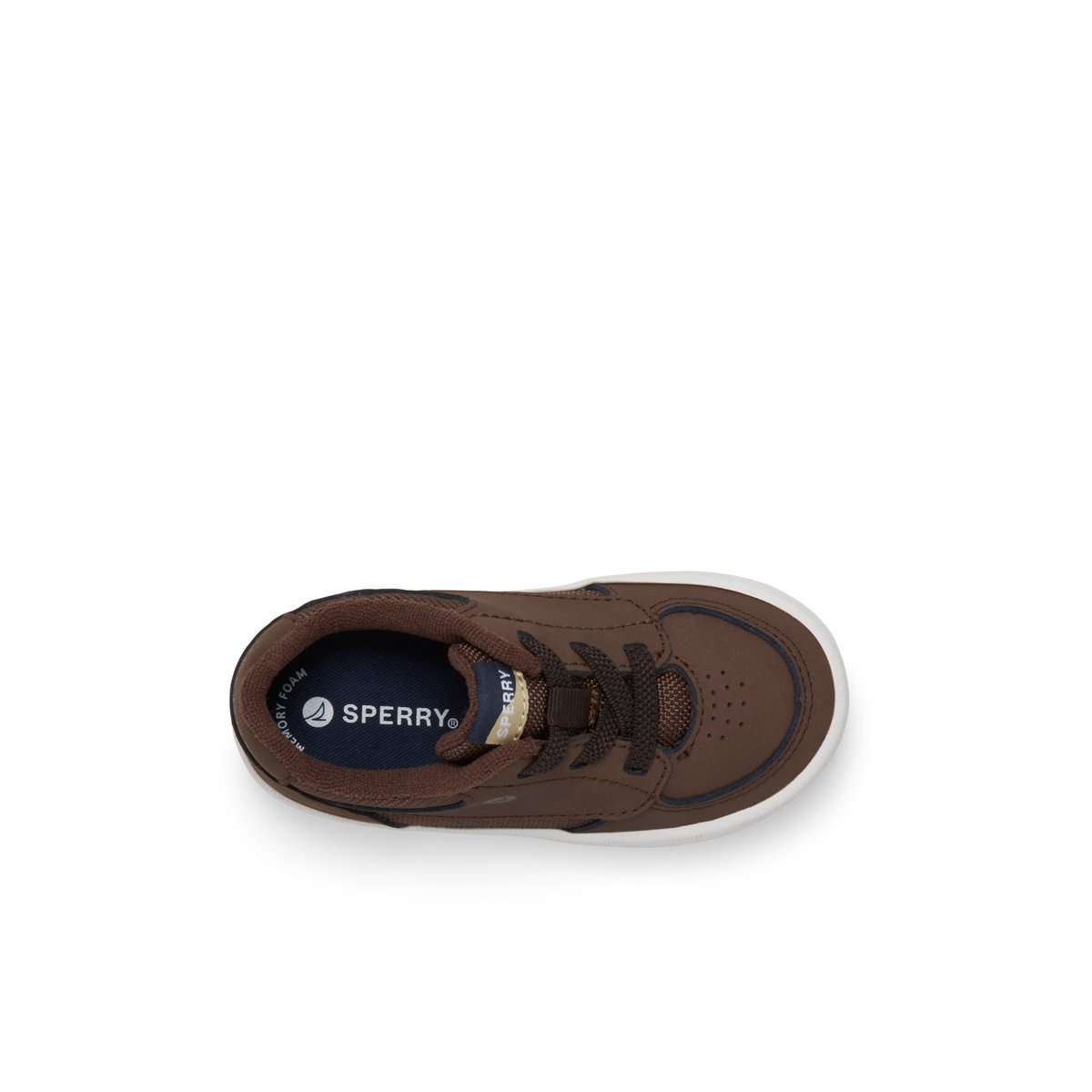 Sperry Boardwalk Junior Sneaker Brown | ZXOBUP-520