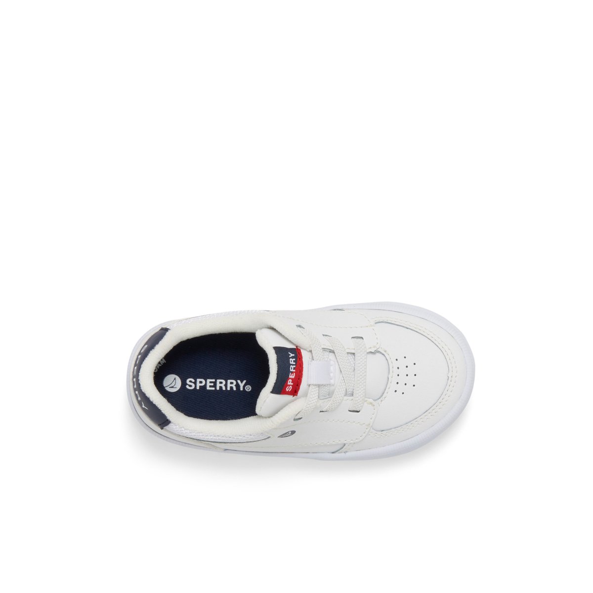 Sperry Boardwalk Junior Sneaker White | YHAVWL-278