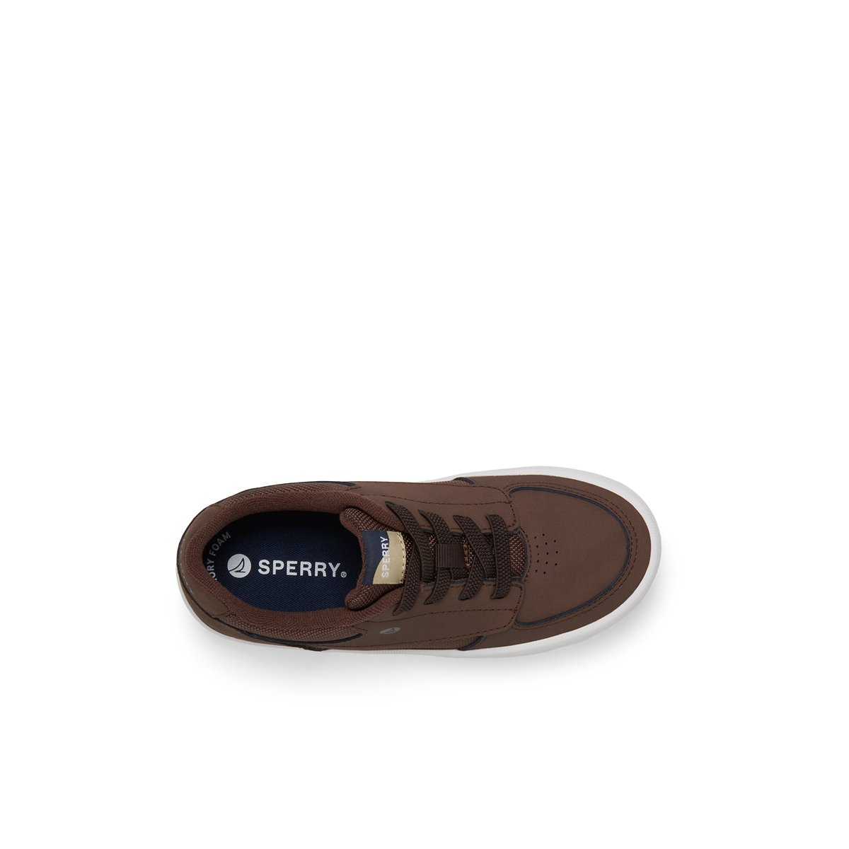 Sperry Boardwalk Leather Sneaker Brown | XRQLSB-708