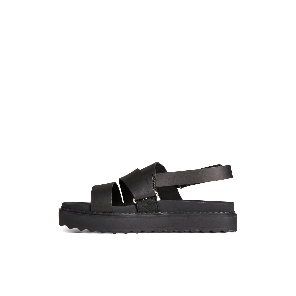 Sperry Cami Flatform Sandal Black | NKHTJE-467